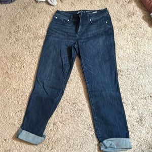 INC International Concepts Dark Blue Straight Leg Jeans